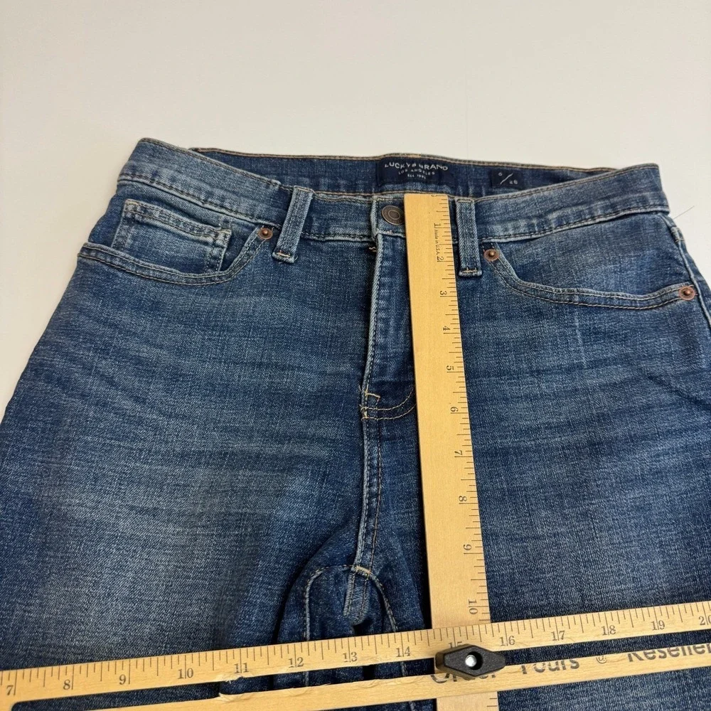 Lucky Brand Jeans Womens 6/28 Blue Ava Mid Rise Crop Denim Slim Fit‎ - Picture 10 of 11